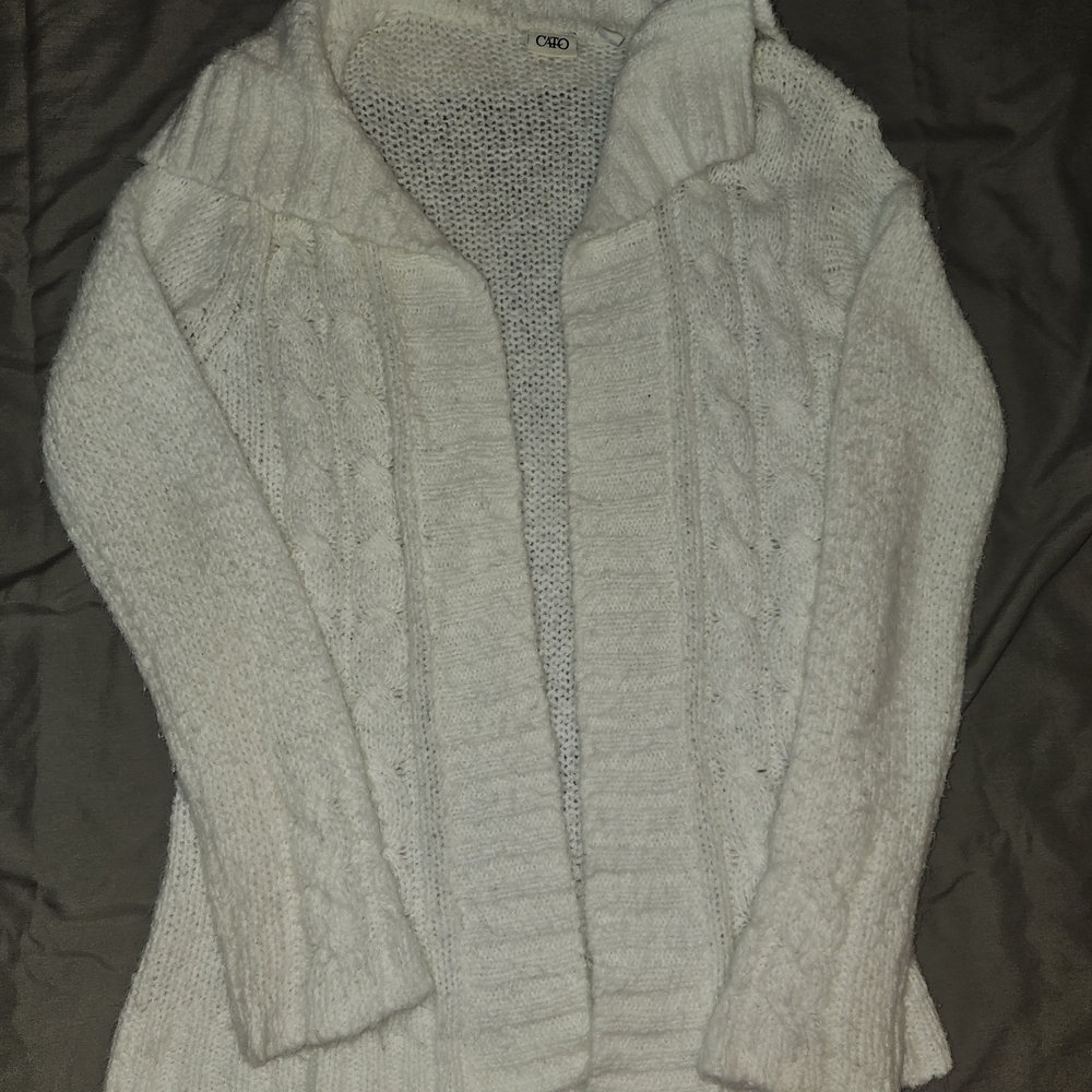 Cato Cream Cable Knit Cardigan